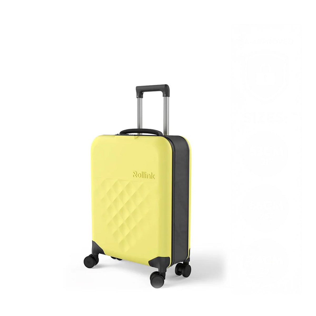 Rollink VEGA 360 Flex 4Wheel Spinner 21" Luggage - Yellow Iris