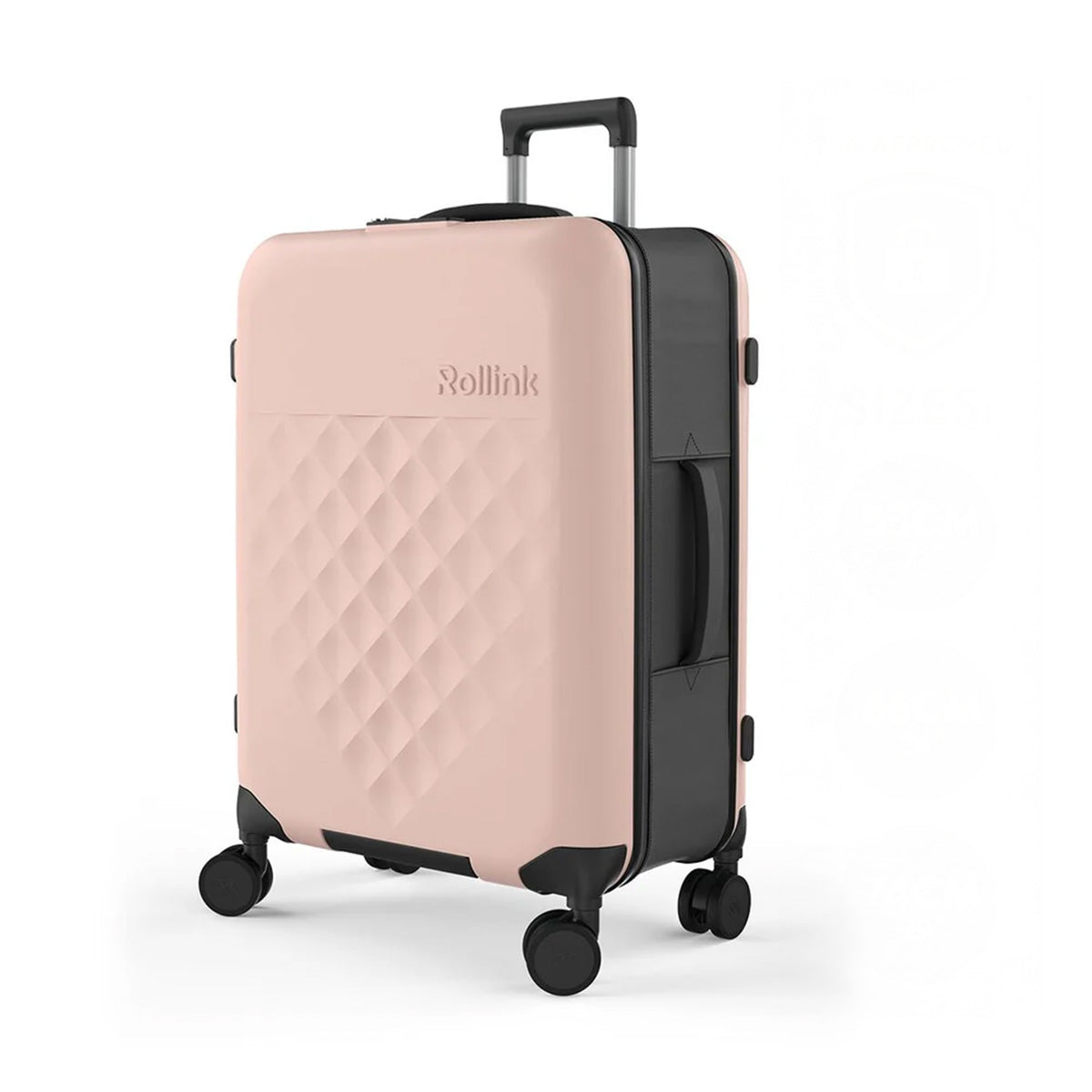 Rollink VEGA 360 Flex 4Wheel Spinner 26" Luggage - Rose Smoke