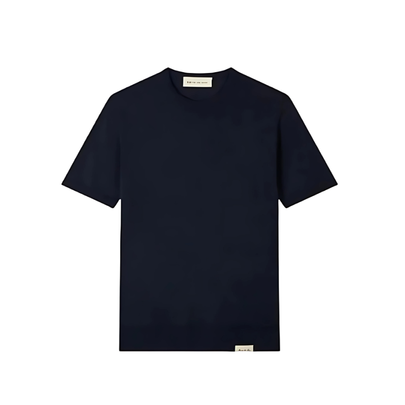 Man On The Boon Essential Summer Crew Neck Navy