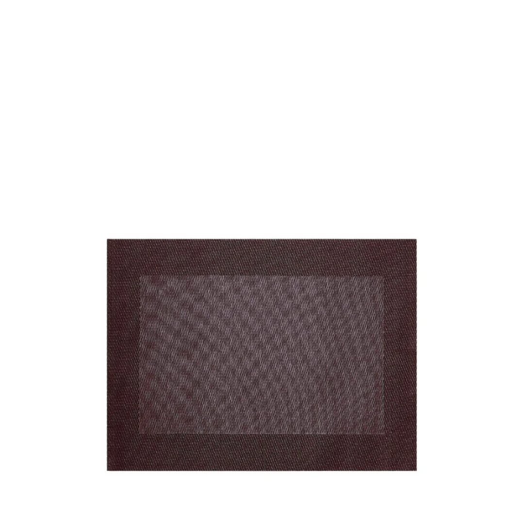 J. Rapee Border Placemat Chocolate