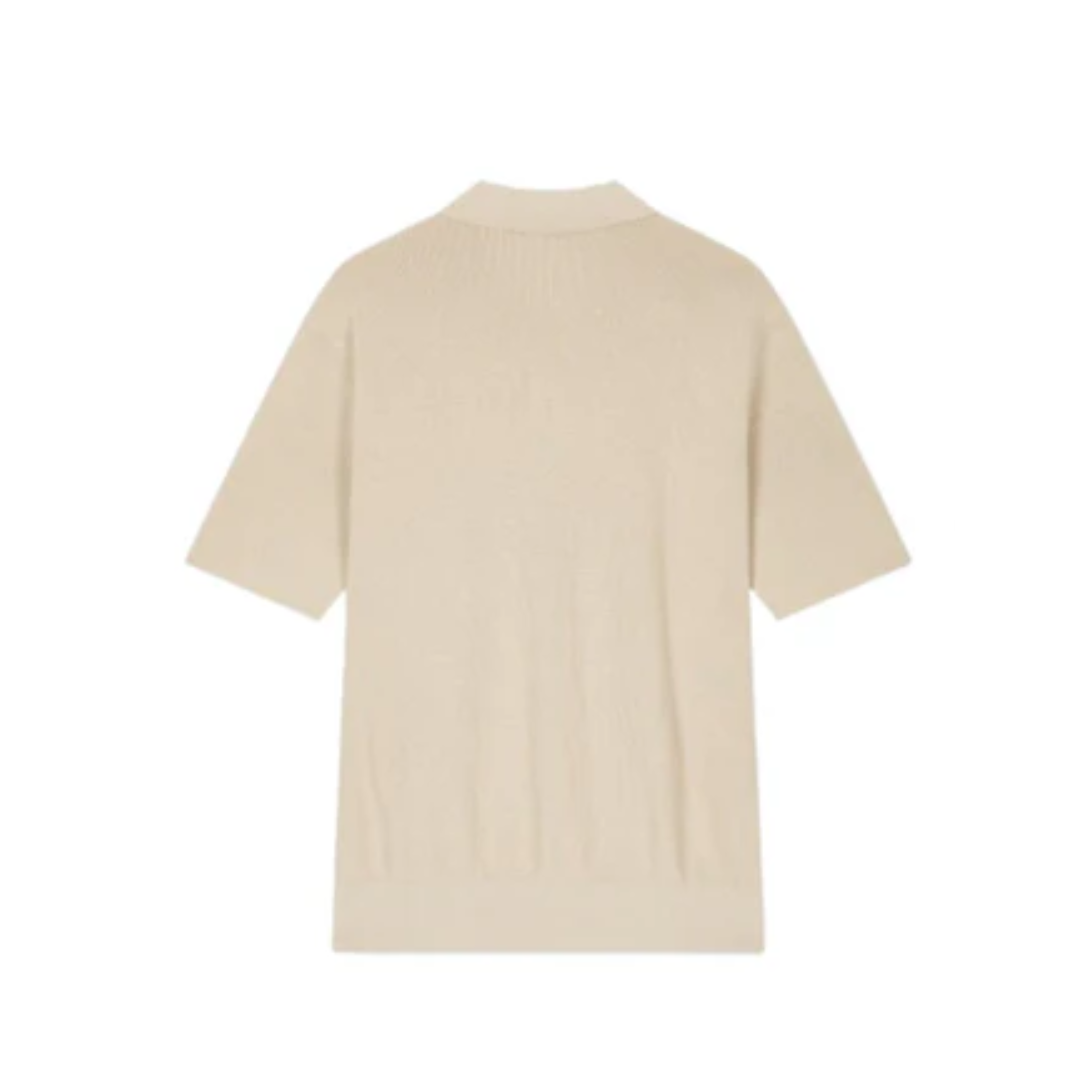Studio Tomboy Tomboy Loose Fit Collar Knit Light Beige