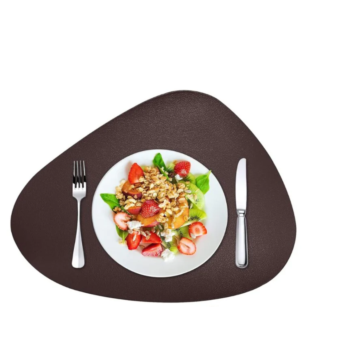 J. Rapee Litchi Placemat Brown