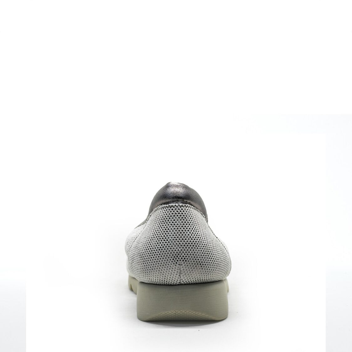 Barani 8938-220 Leather Pumps/Ballet Flats Gunmetal (Textured Leather)