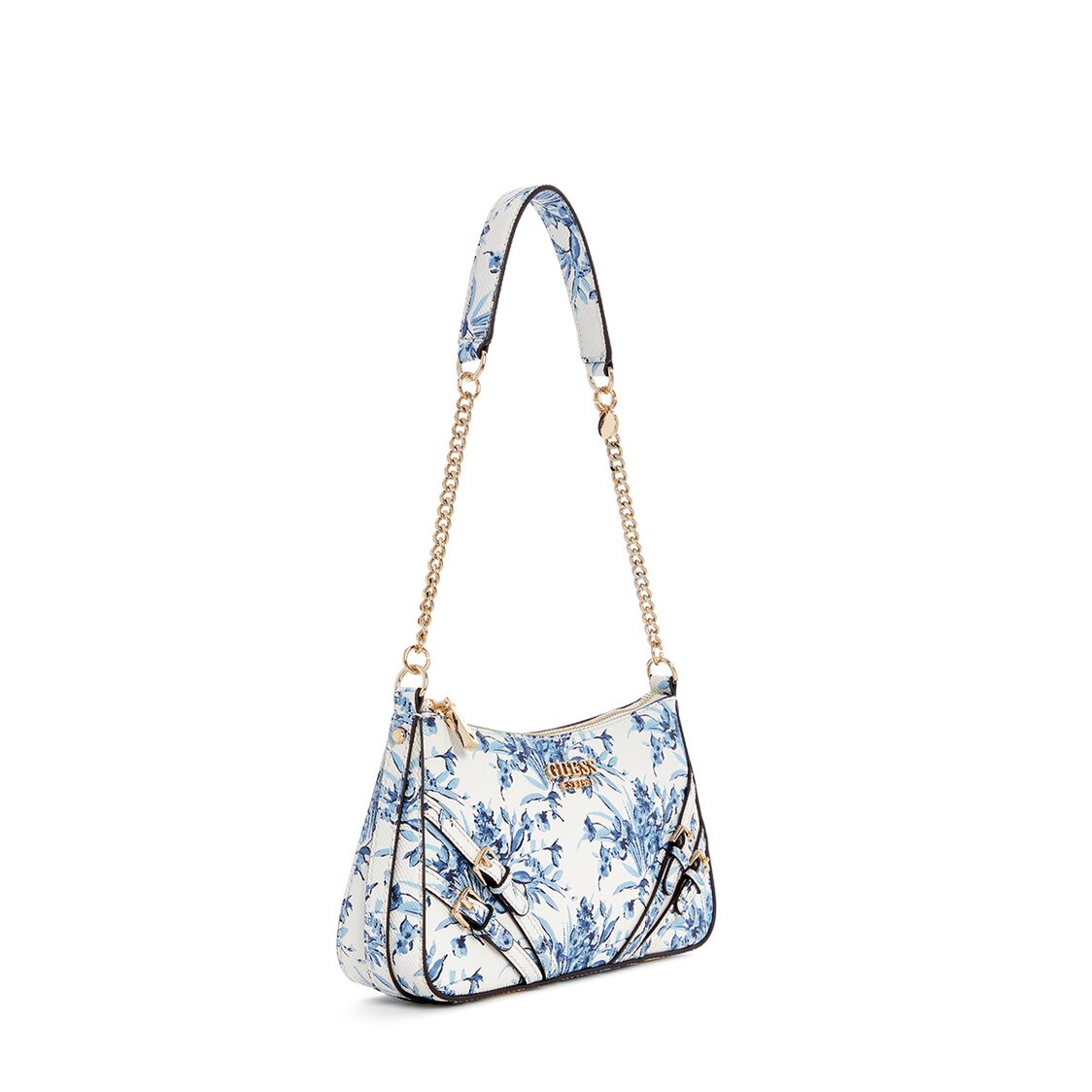 Guess Bramina Top Zip Shoulder, Floral Multi
