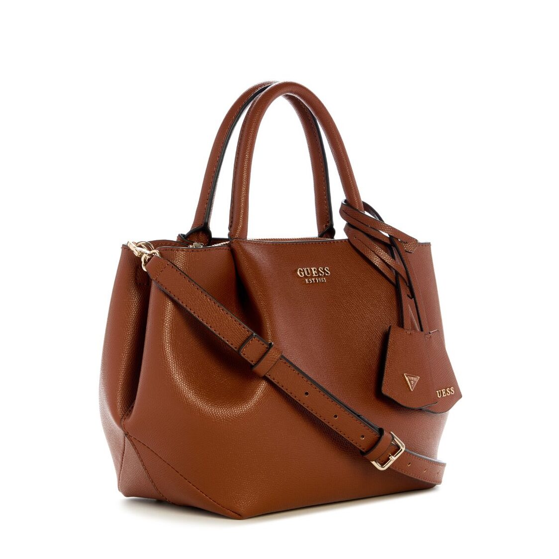 AMORETTE GIRLFRIEND SATCHEL,COGNAC
