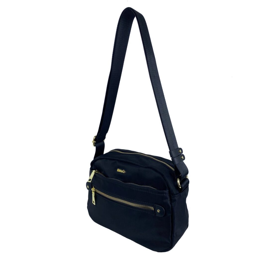 Mel&Co Nylon Casual Crossbody Black