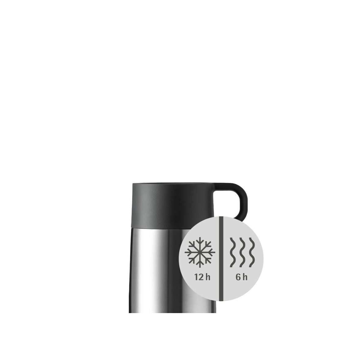 WMF Impulse 300ml Travel Mug - Cromargan Stainless Steel (06-9053-6040)