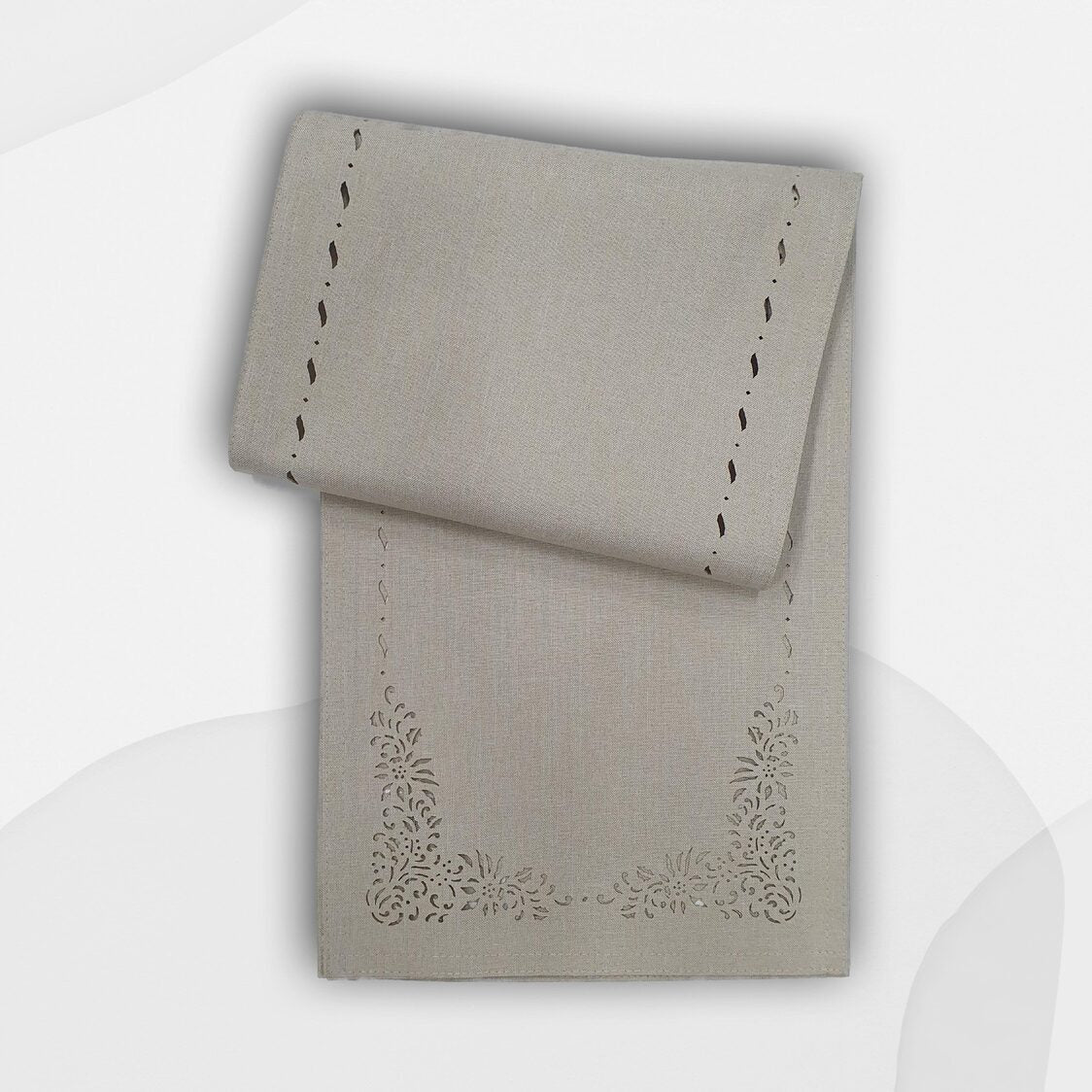 J. Rapee Jardin Tablerunner Stone 33x150cm