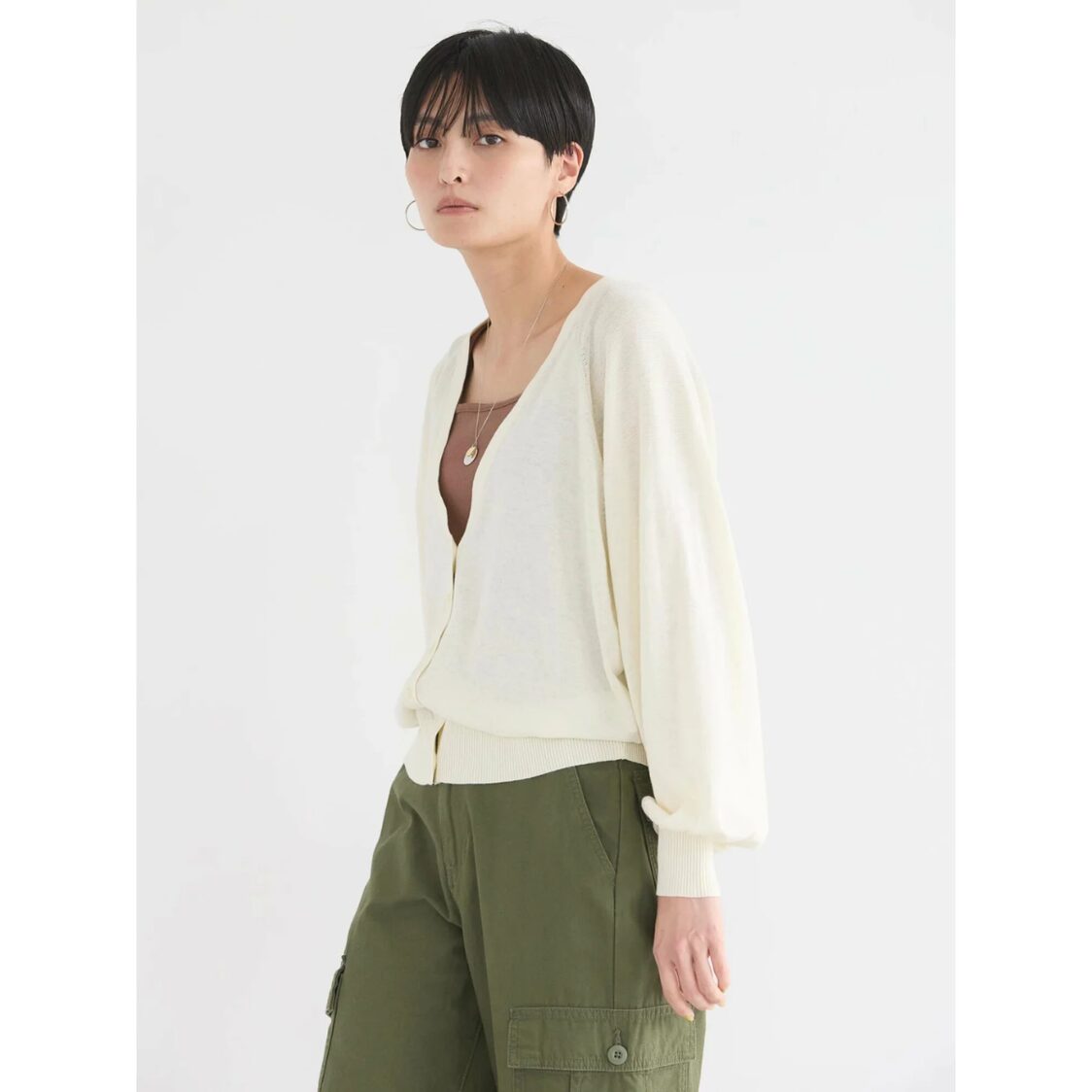 American Holic American Holic Knit Cardigan Ivory