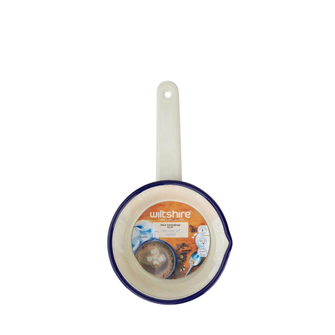 Wiltshire Enamel Milk Pan 14cm 40740