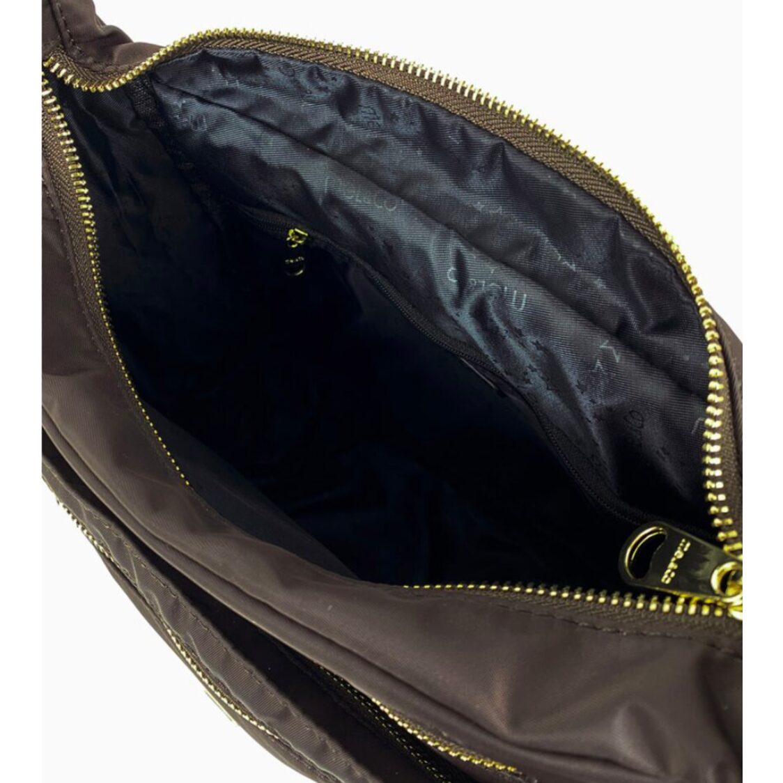 Mel&Co Nylon Multi Compartment Sling Bag