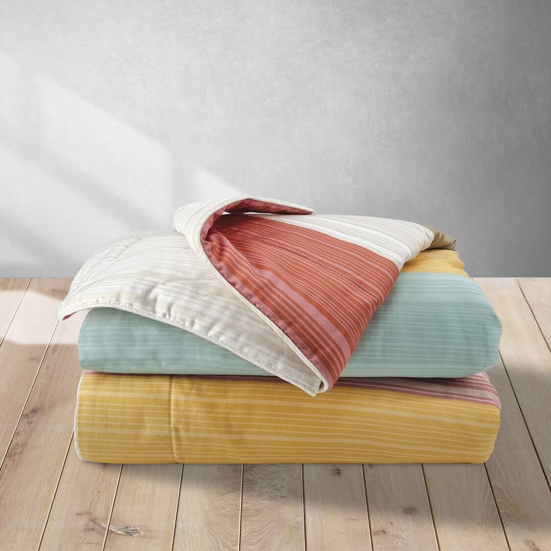ESPRIT 100% Cotton Luster Sateen Comforter 1200TC Breccia