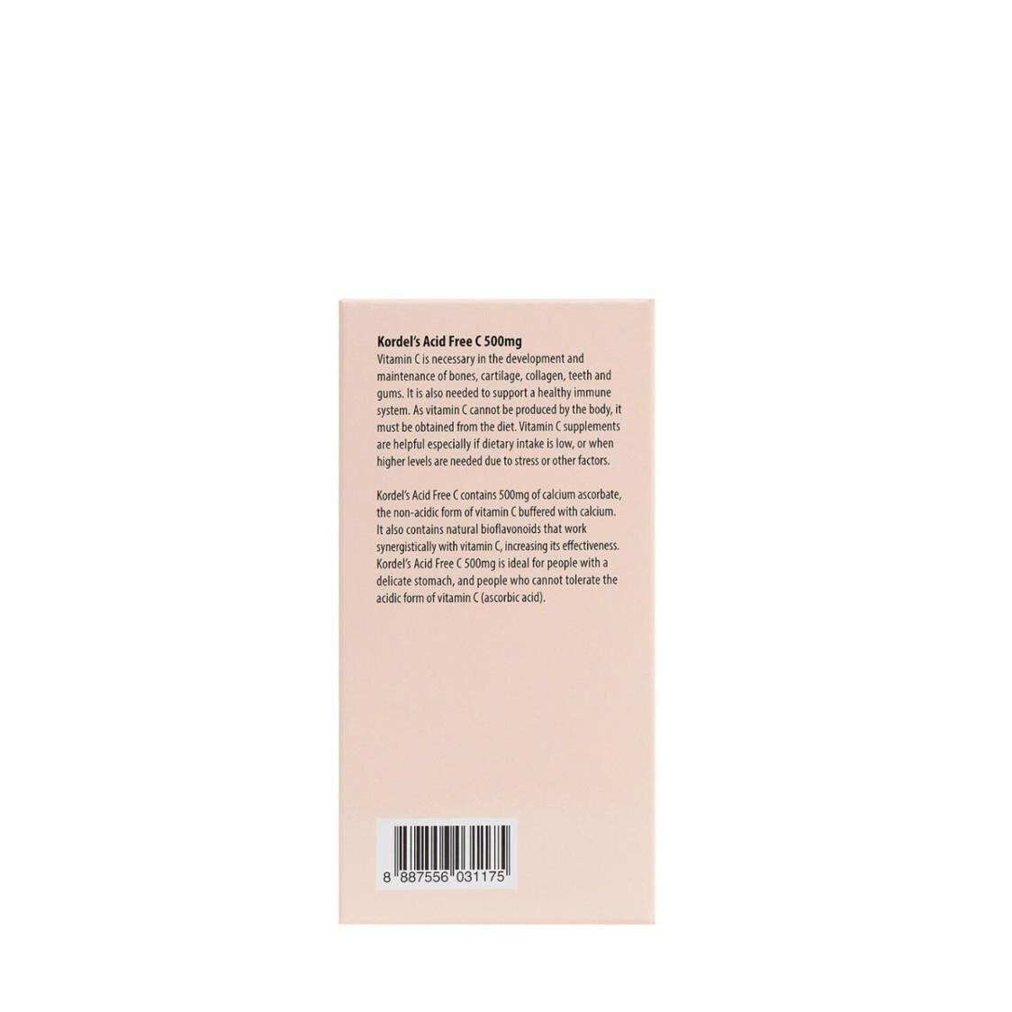Kordel's Acid Free C 500mg T120 Twin Pack