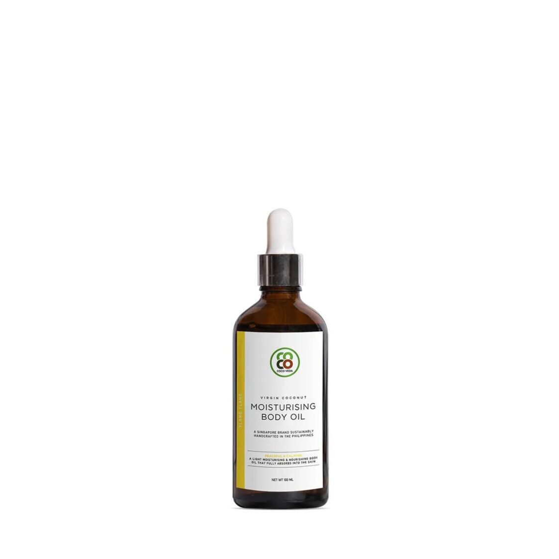 Coco Veda Moisturising Body Oil - Peaceful And Calming Ylang Ylang 100ml