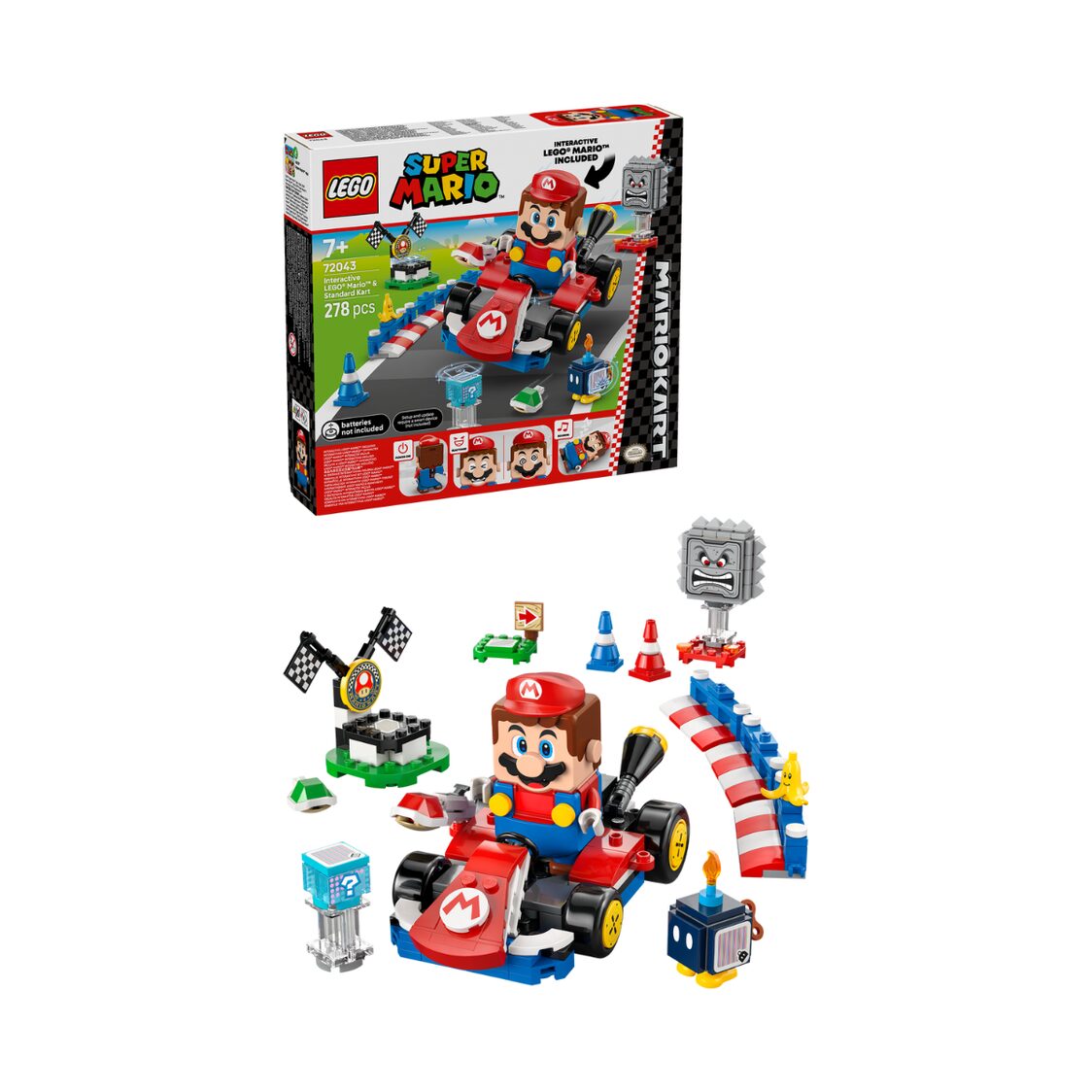 Lego Mario Kart™ – Interactive LEGO® Mario™ & 72043
