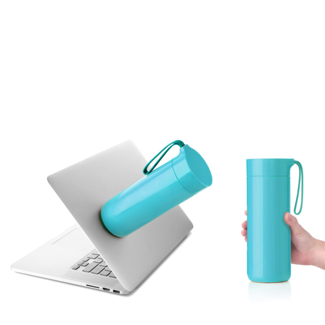 Artiart Suction Butterfly Thermal Bottle Green 400ml