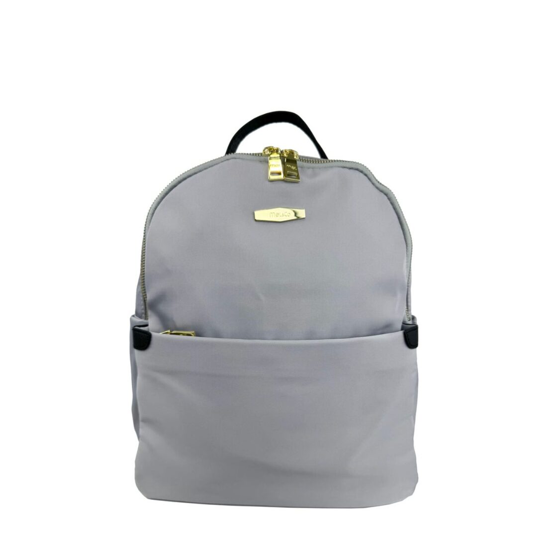 Mel&Co Basic Nylon Round Top Backpack