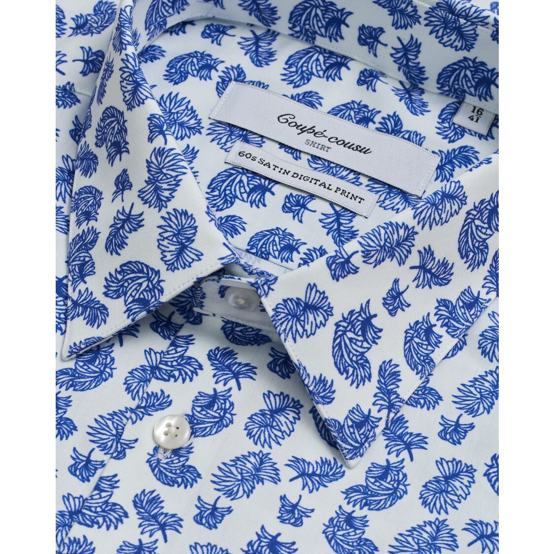 Coupe Cousu Short Sleeve Shirt, Print CCSSE301-PRINT
