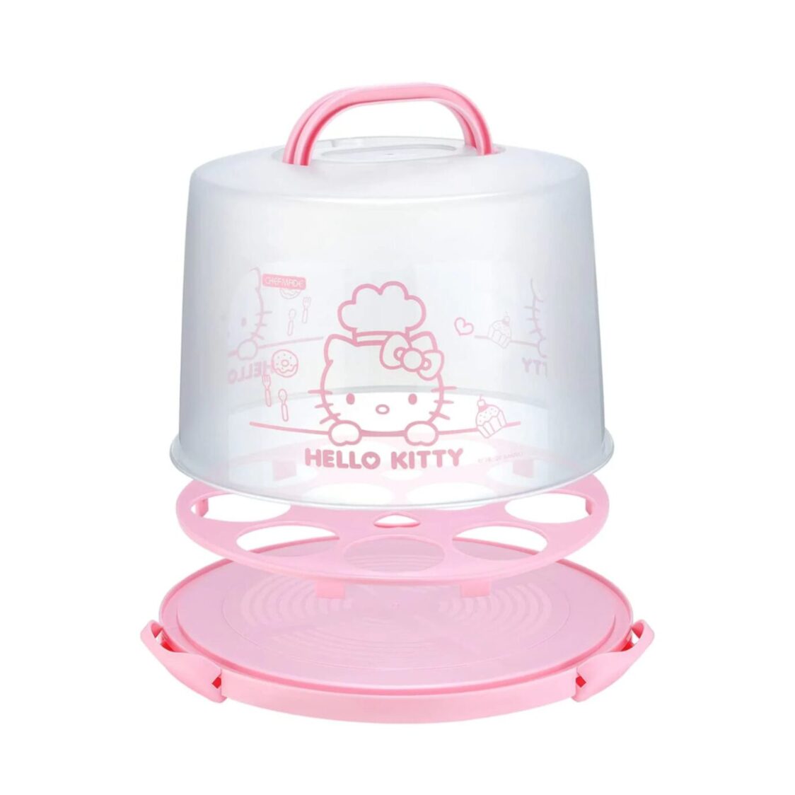 CHEFMADE Hello Kitty PP Cake Carrier 1898CM-KT7034