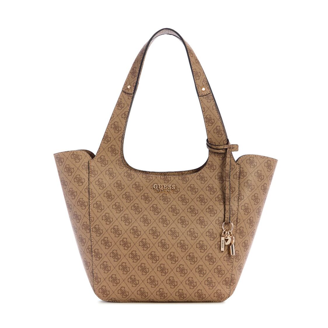 CALISTA 2 IN 1 TOTE,LATTE LOGO