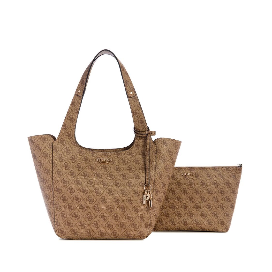 CALISTA 2 IN 1 TOTE,LATTE LOGO