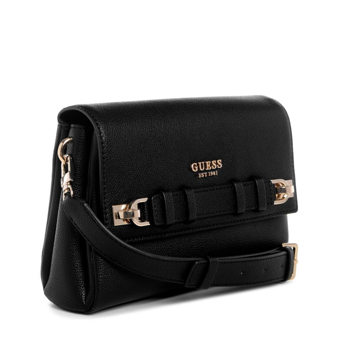 GREGORIA FLAP CROSSBODY,BLACK
