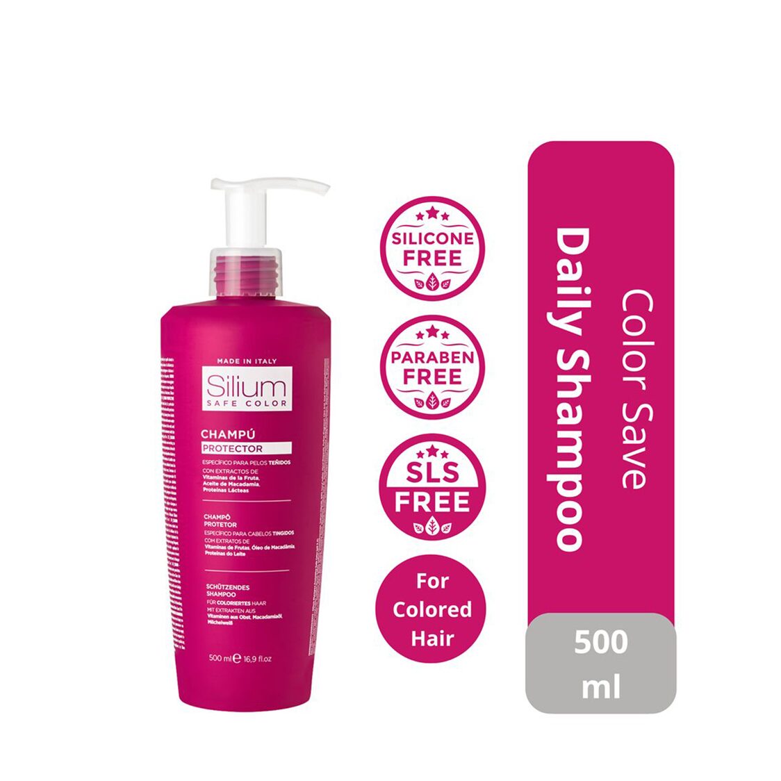 Silium Color Safe Shampoo 500ml