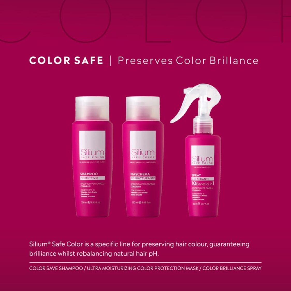 Silium Color Safe Shampoo 500ml