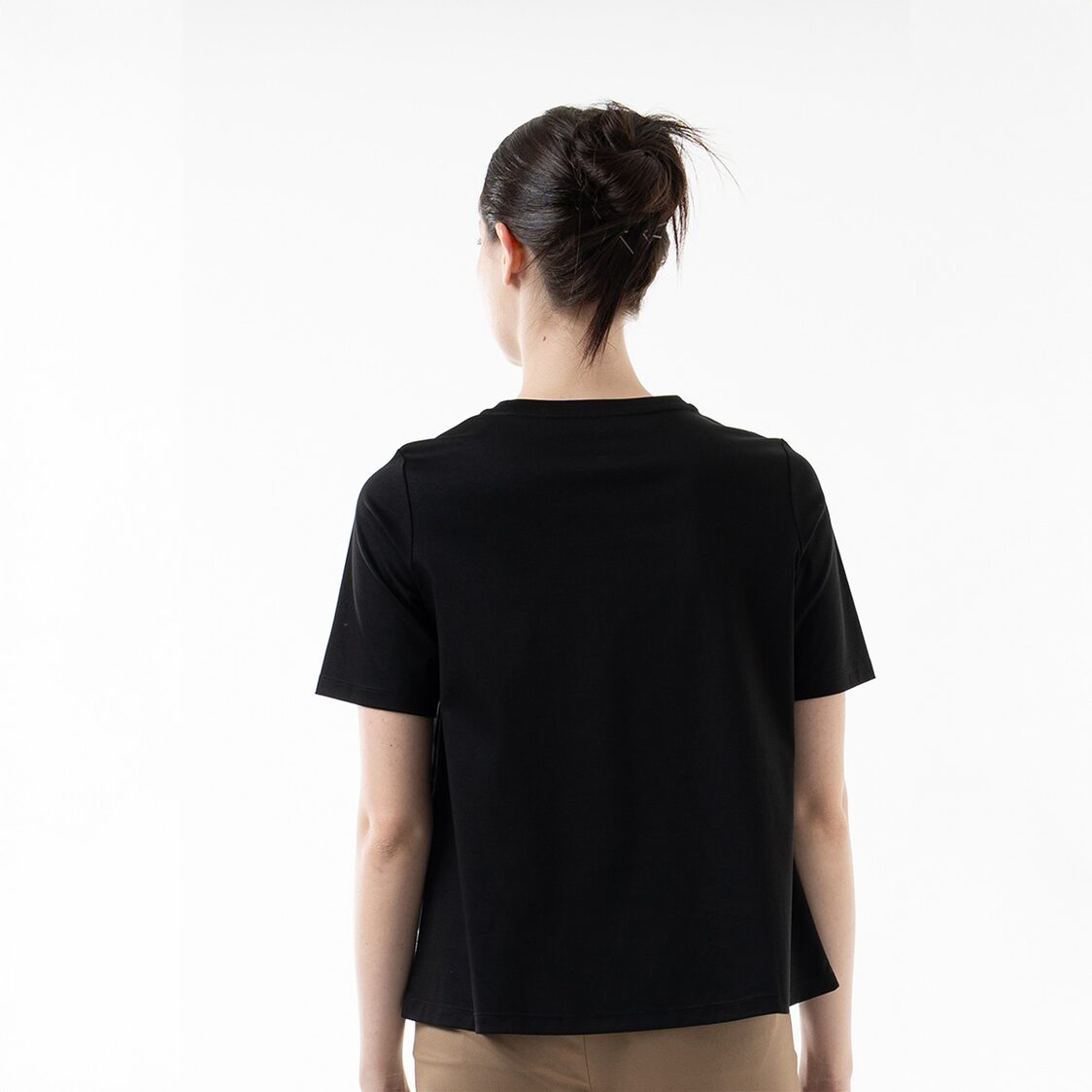 K/WOODS Essential Crew Neck Tee in Black