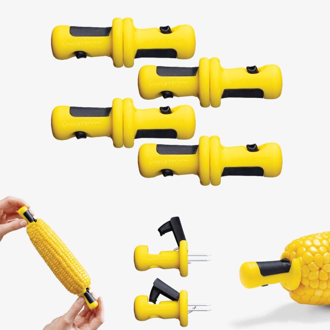 Dreamfarm PP Corn Holder L8.2cm Lockorns DFLC6766