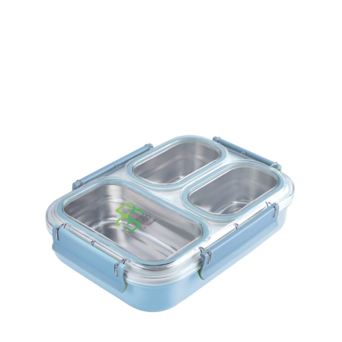 La Gourmet Sassy 1.2L 3 Compartments Stainless Steel Insert Lunch Box