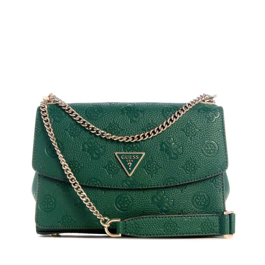 CRESIDIA II CONVERTIBLE CROSSBODY FLAP,FOREST LOGO