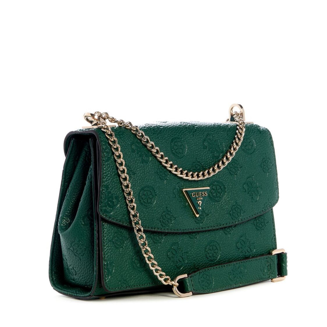 CRESIDIA II CONVERTIBLE CROSSBODY FLAP,FOREST LOGO