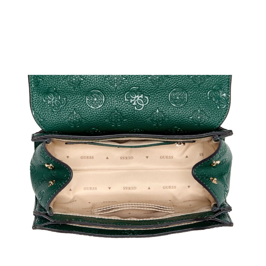CRESIDIA II CONVERTIBLE CROSSBODY FLAP,FOREST LOGO