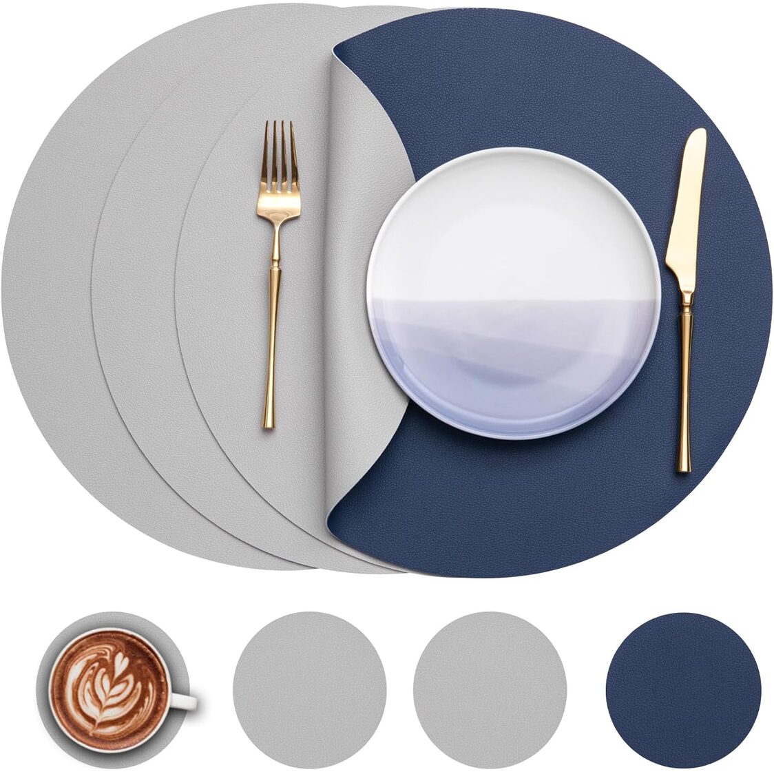 J. Rapee Peri Placemat Navy