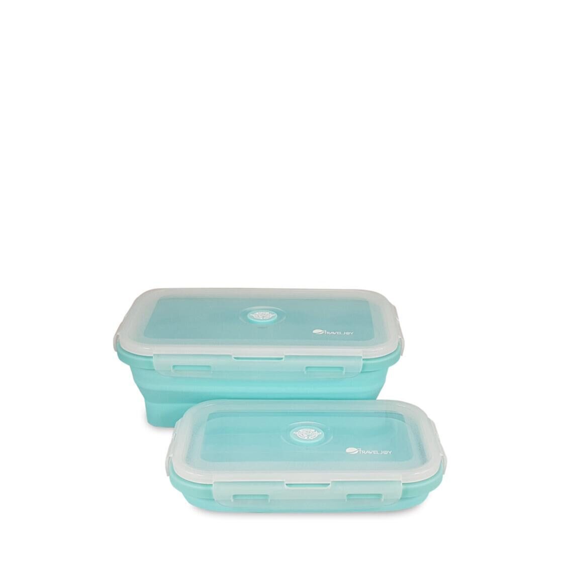 Travel Joy Eco Food Grade Silicone Foldable Lunch Box (1200ml)