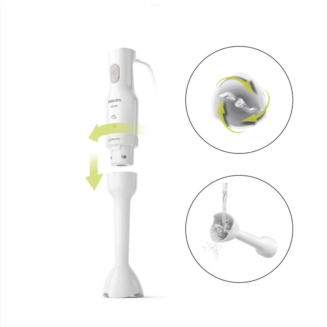 Philips 3000 Series 400W ProMix Hand Blender (HR2520/01)