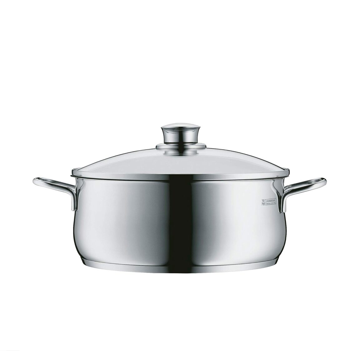 WMF Diadem Plus Low Casserole 24cm With Glass Lid (07-3025-6040)