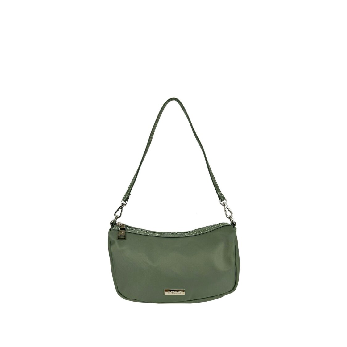 Mel&Co Casual Nylon Shoulder Sling Bag Small Sea Green