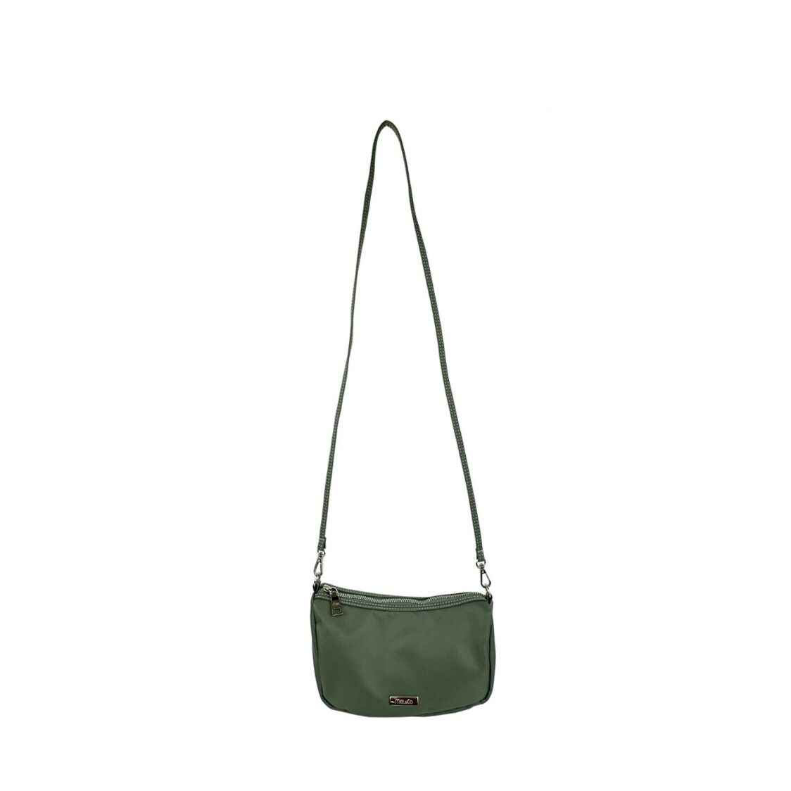 Mel&Co Casual Nylon Shoulder Sling Bag Small Sea Green
