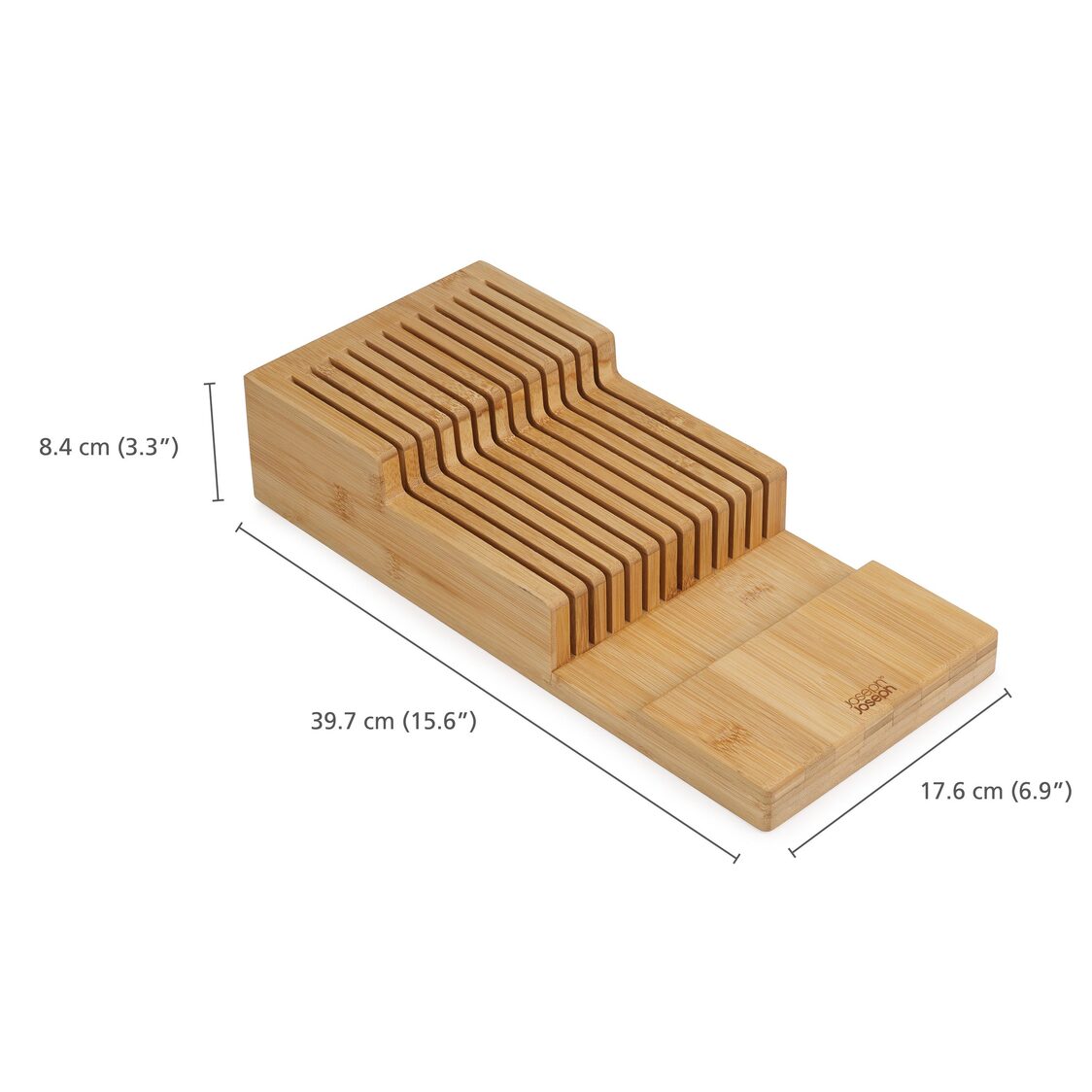 Joseph-Joseph DrawerStore Bamboo Large 2-tier Knife Organiser
