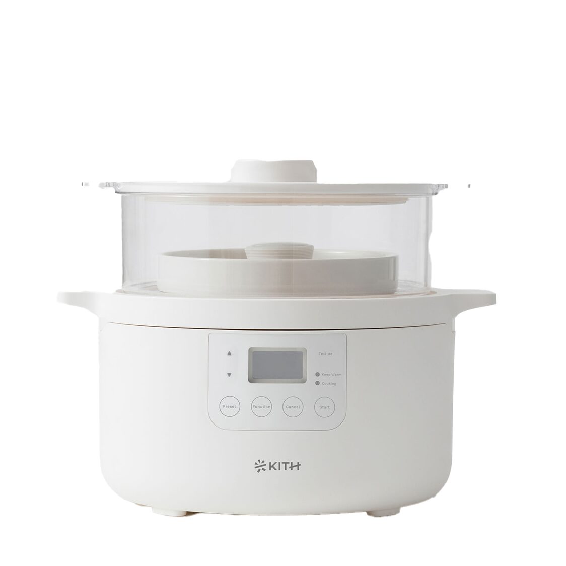 KITH Kyo 3L Electric Cooker with Bamboo Steamer