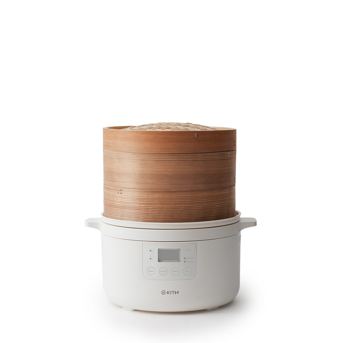 KITH Kyo 3L Electric Cooker with Bamboo Steamer