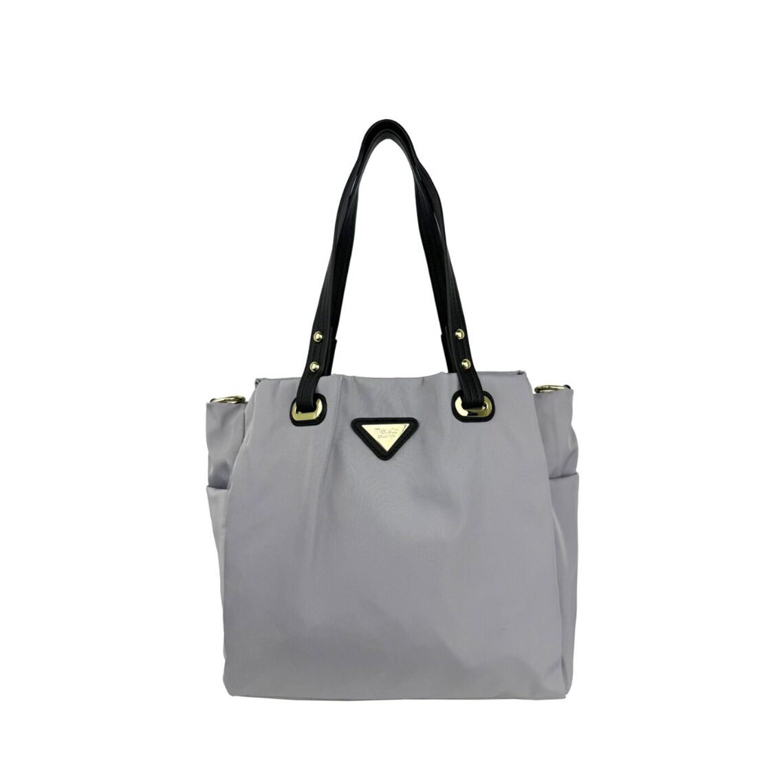 Mel&Co Nylon Double Handle Shoulder Bag