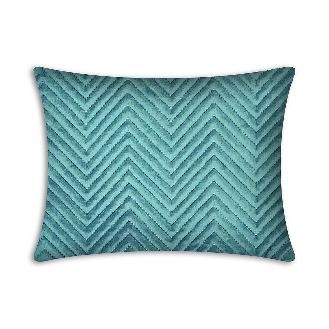 J.Rapee Pinsonic Oblong Cushion Aqua