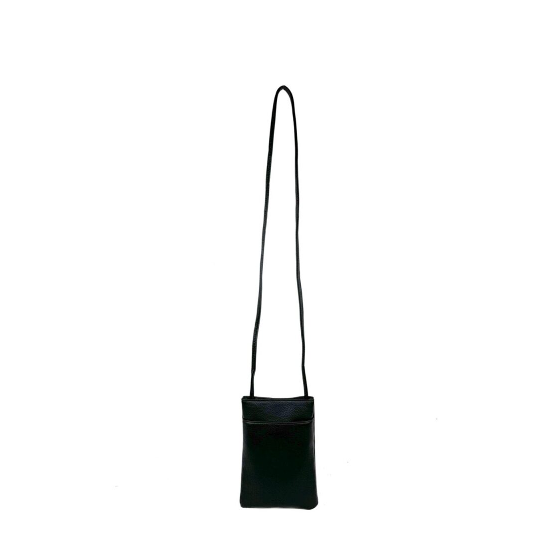 Mel&Co Faux Leather Flat Sling Pouch