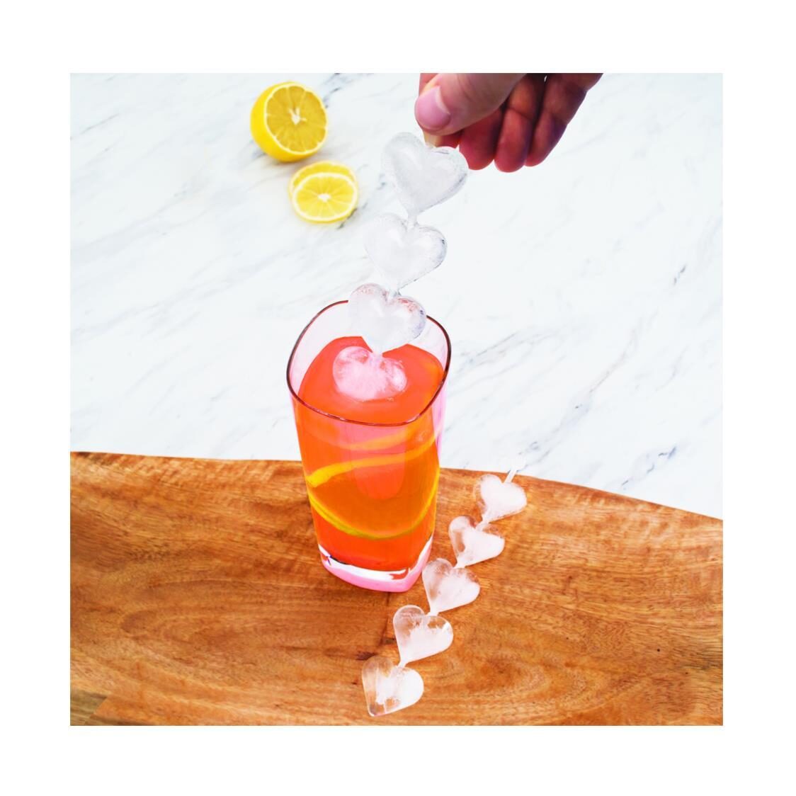 Tovolo Heart Swizzle Stick Ice Mold