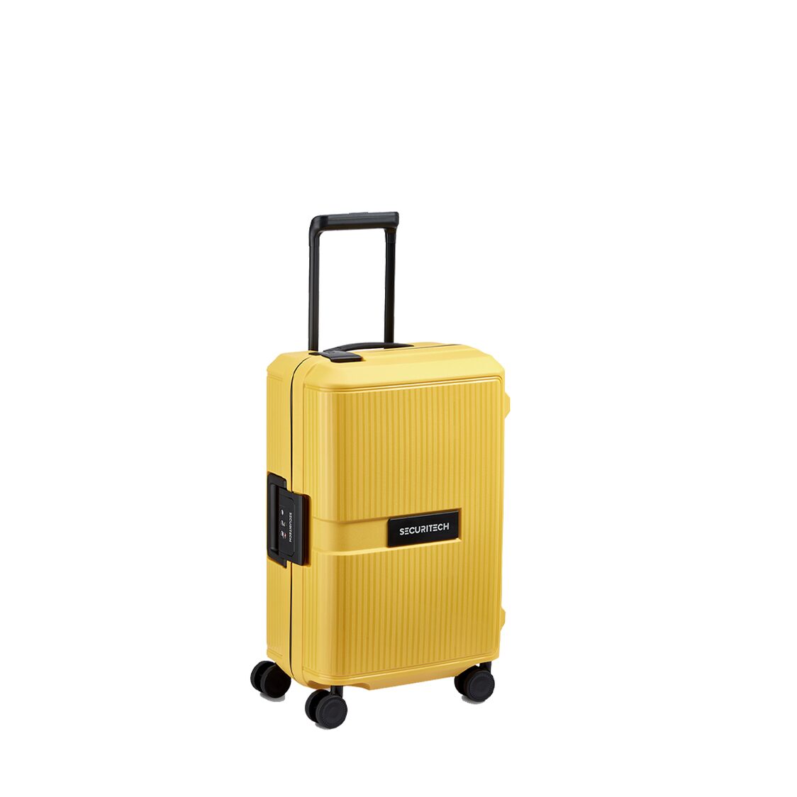 Delsey Stone 4 Double Wheels Trolley Case - Yellow