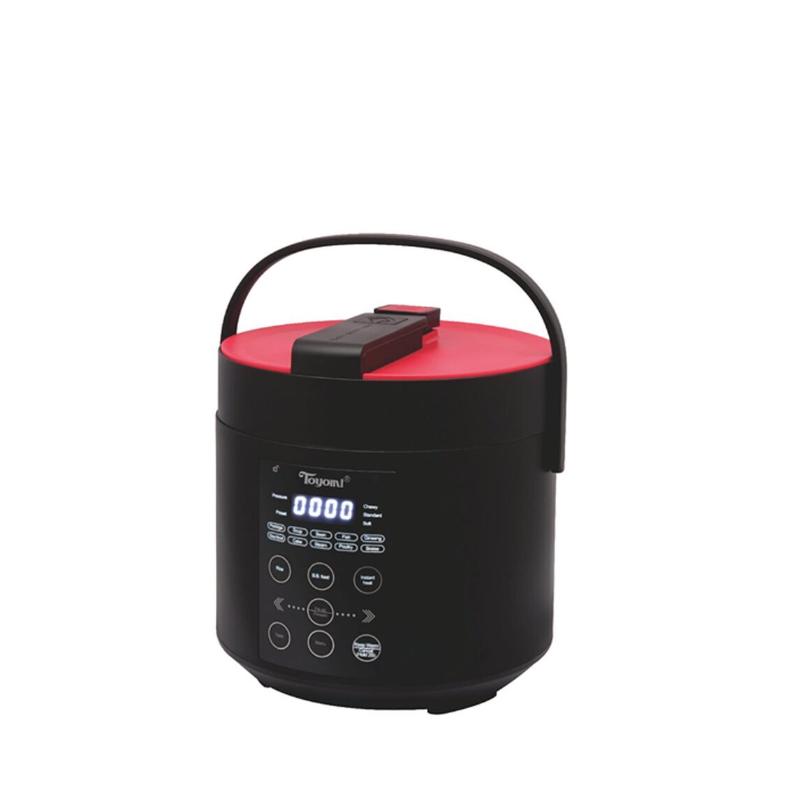 Toyomi Micro-Com Pressure Cooker & Rice Cooker 2L Dual Pots - Black (PC2001)