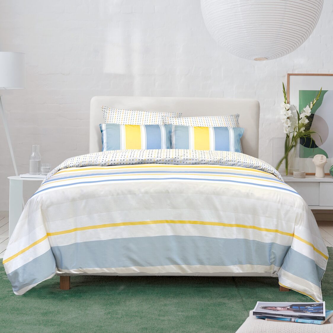 ESPRIT 100% Cotton Luster Sateen Comforter 1200TC Sparkle